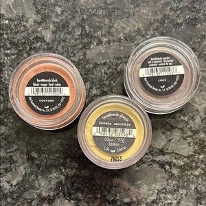 NWT - bareMinerals Blush and Eyeshadow Set - Courage, Idol, Banana Smoothie